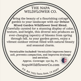 Napa Valley Wildflower Co Deluxe Wildflower Seed Mix – 1 oz