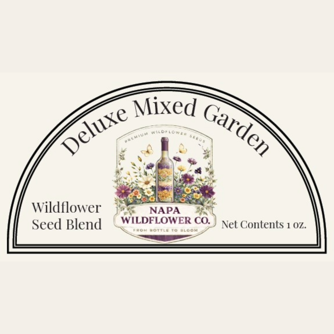 Napa Valley Wildflower Co Deluxe Wildflower Seed Mix – 1 oz