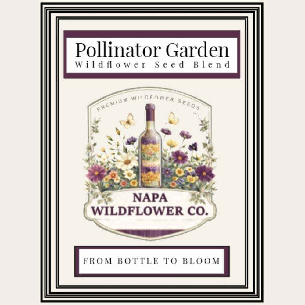 Napa Valley Wildflower Co Pollinator Garden Wildflower Seed Mix
