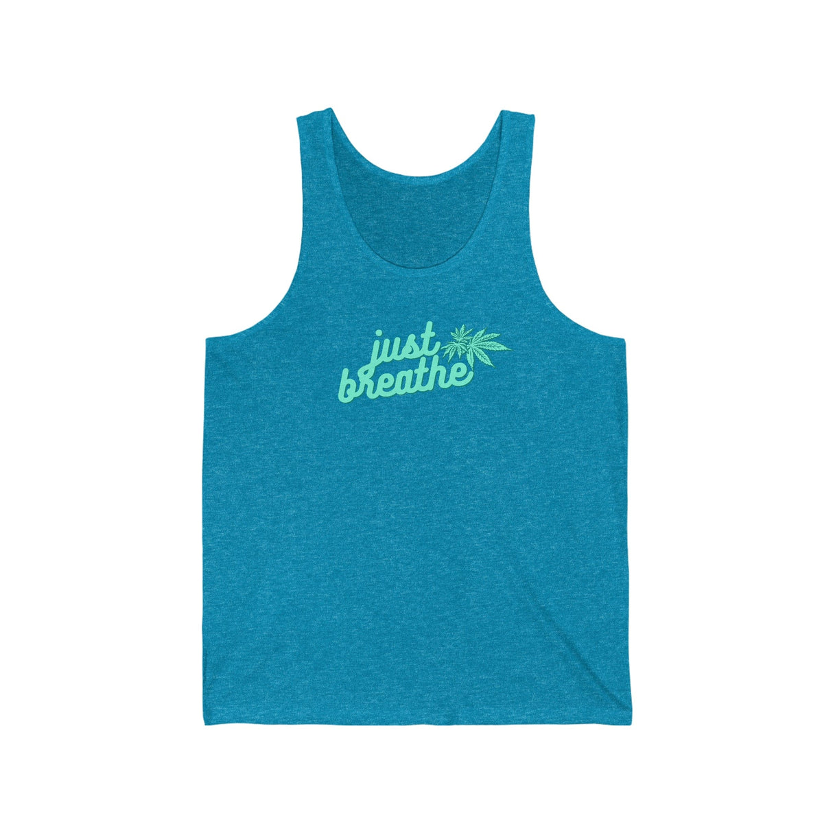 Just Breathe Cannabis Jersey Tank
