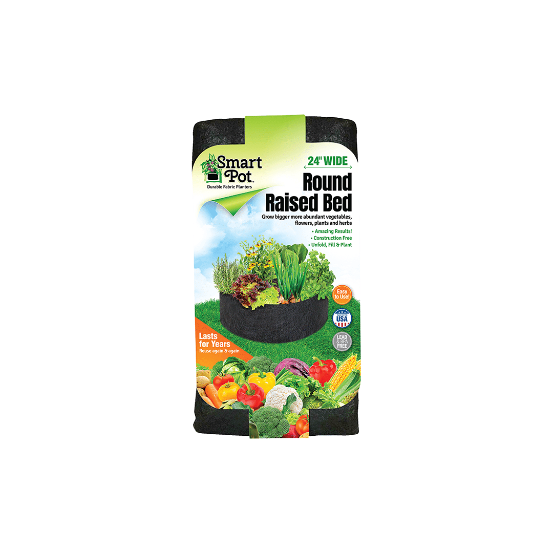 Smart Pot Round Raised Bed – Breathable Fabric Garden Planter