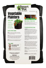 Smart Pot 15 Gallon Vegetable Planters – 3 Pack Fabric Grow Bags with Handles