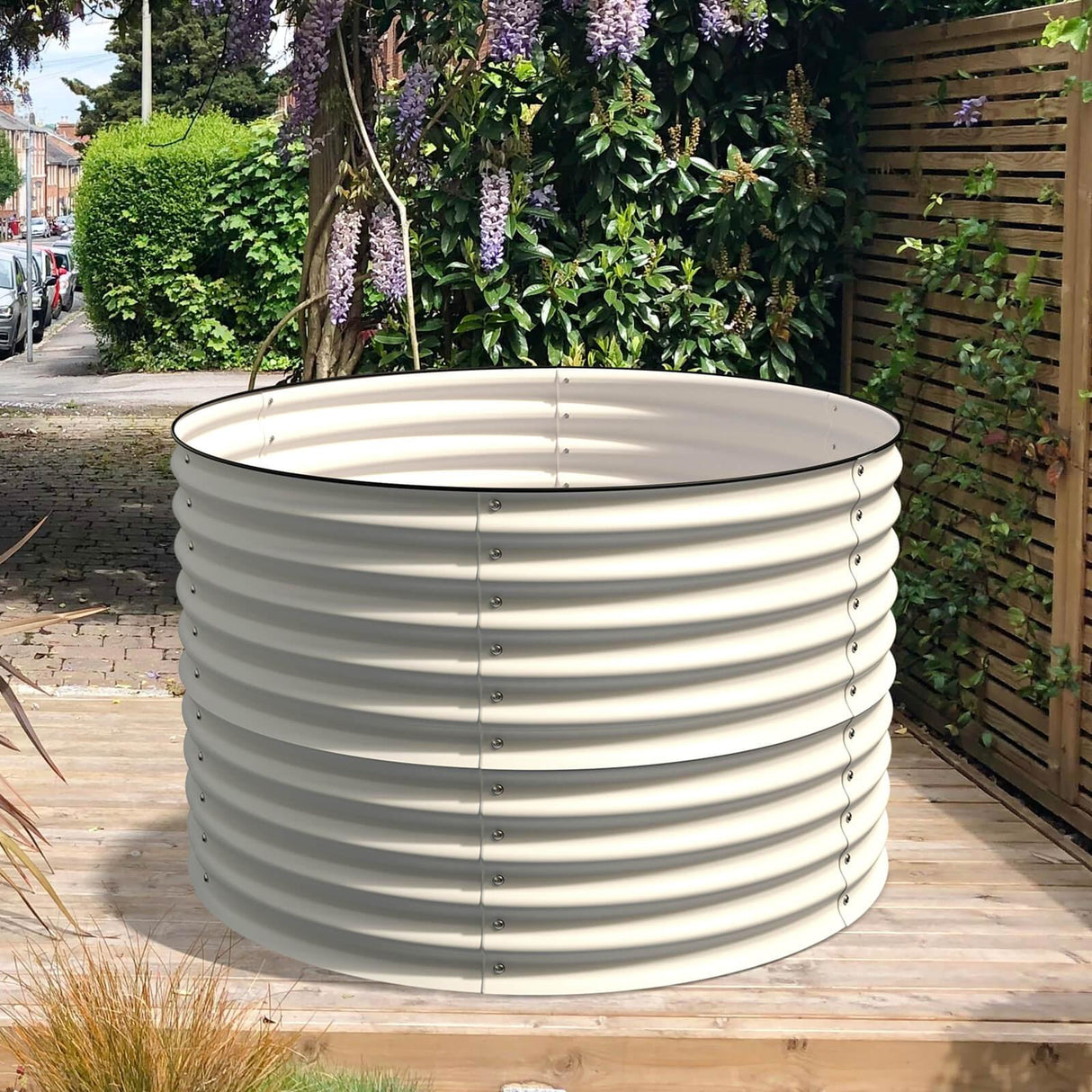 Olle Gardens 32" Tall x 42" Round Raised Garden Bed