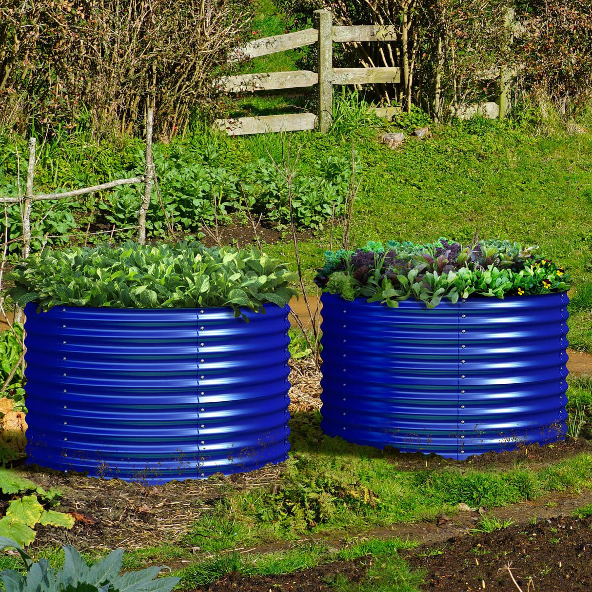 Olle Gardens 32" Tall x 42" Round Raised Garden Bed