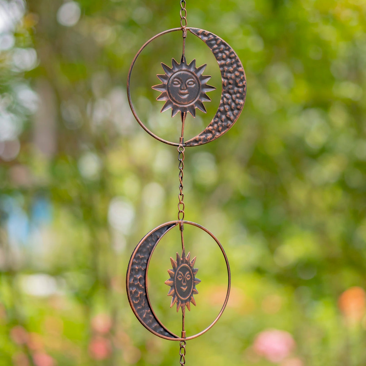 Napa Valley Wildflower Co 76" Moon & Sun Rain Chain