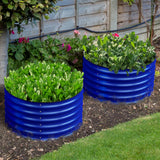 Olle Gardens 17" Tall, 24" Round Pair Raised Garden Beds, (2) per set