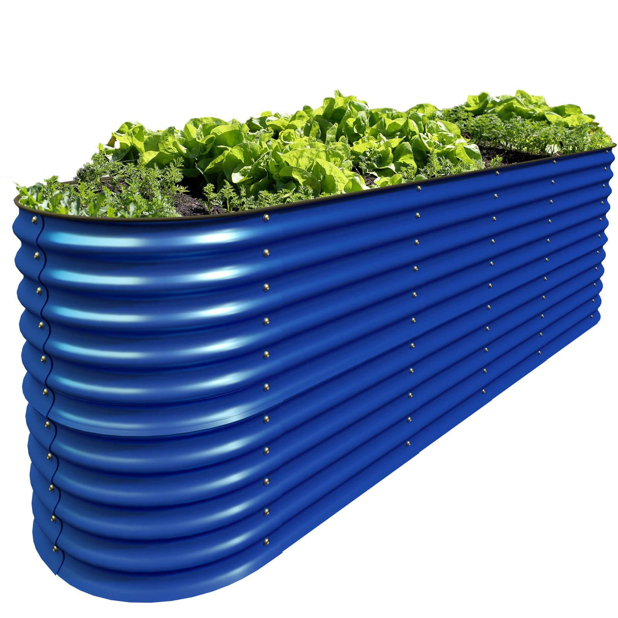Olle Gardens 32" Tall 12-in-1 Raised Garden Bed – Durable Modular Planter