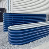 Vegega 32'' Tall 8x2 Galvanized Raised Garden Bed Kit (9 in 1) v2.0