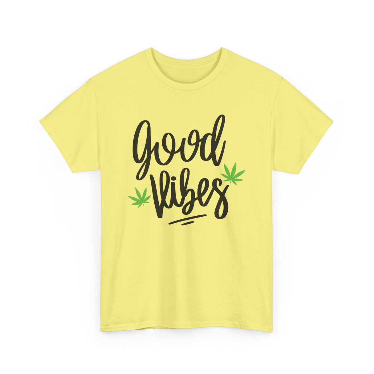 Good Vibes Marijuana Leaf T-Shirt