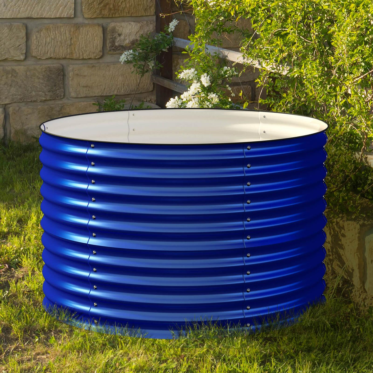 Olle Gardens 32" Tall x 42" Round Raised Garden Bed