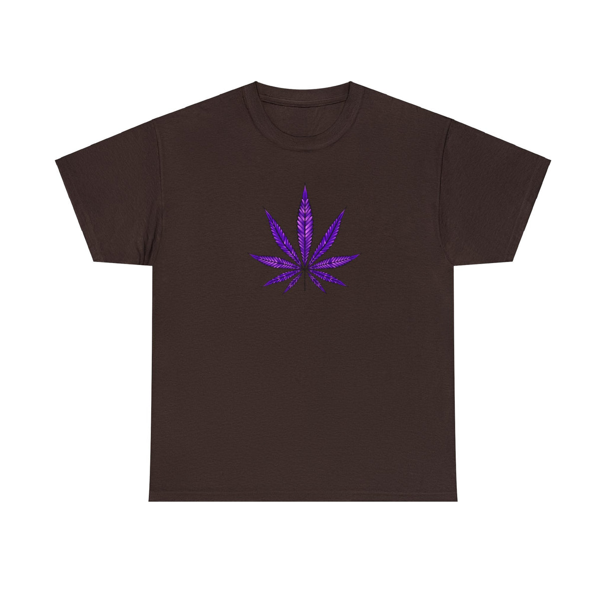 Purple Cannabis Leaf Tee