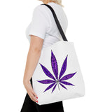 Purple Haze Marijuana Tote Bag