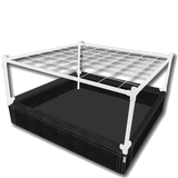GeoPlanter Fabric Raised Bed Trellis Kit