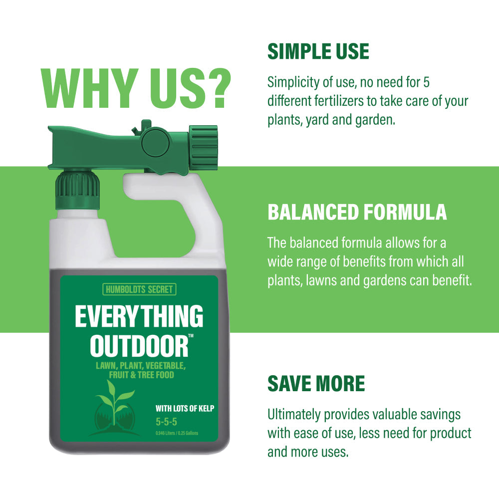 Humboldts Secret Everything Outdoor Lawn, Plant, Vegetable, Fruit & Tree Food