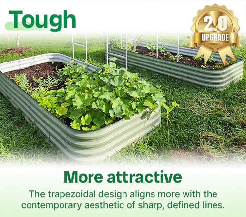 Vegega 17" Tall U Shaped Raised Garden Bed v2.0