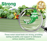 Vegega 17" Tall U Shaped Raised Garden Bed v2.0