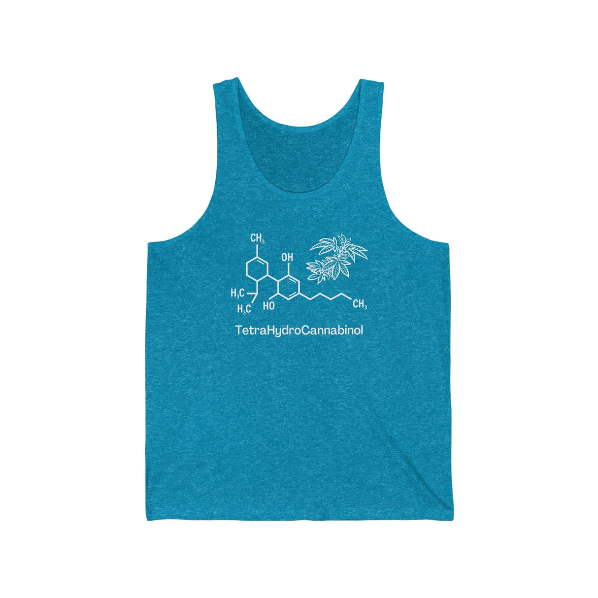 Tetrahydrocannabinol (THC) Weed Jersey Tank