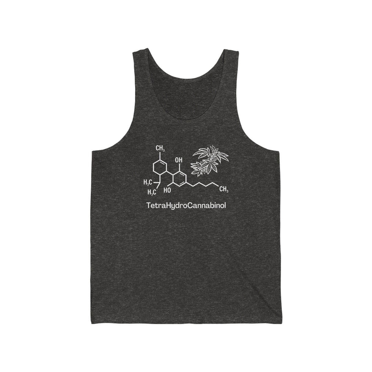 Tetrahydrocannabinol (THC) Weed Jersey Tank