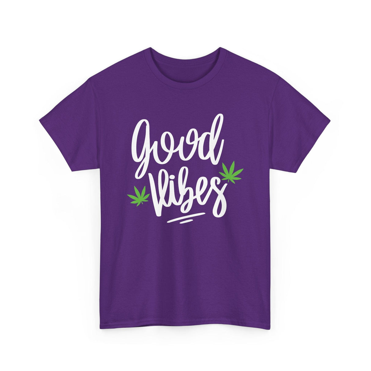 Good Vibes Marijuana Leaf T-Shirt