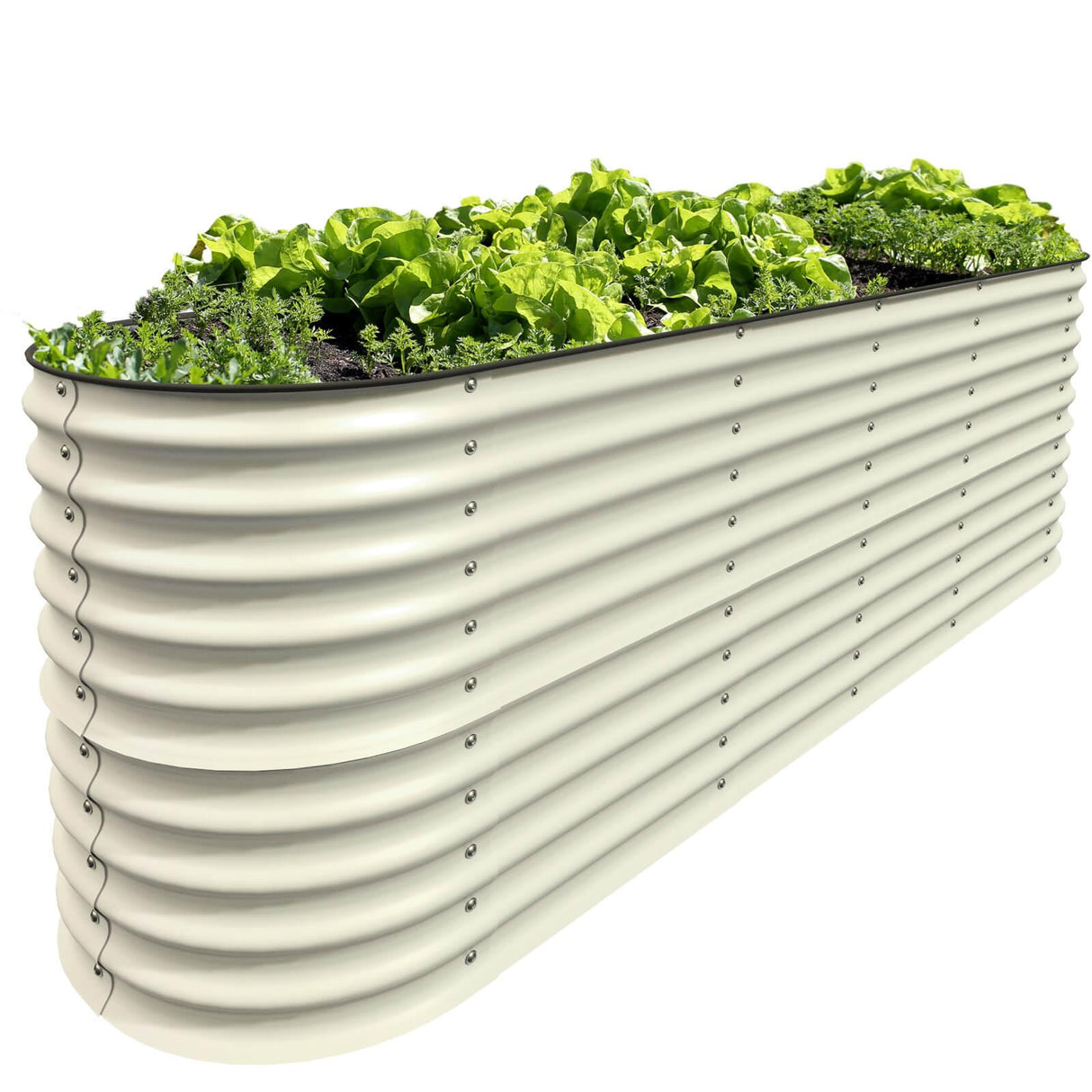 Olle Gardens 32" Tall 12-in-1 Raised Garden Bed – Durable Modular Planter