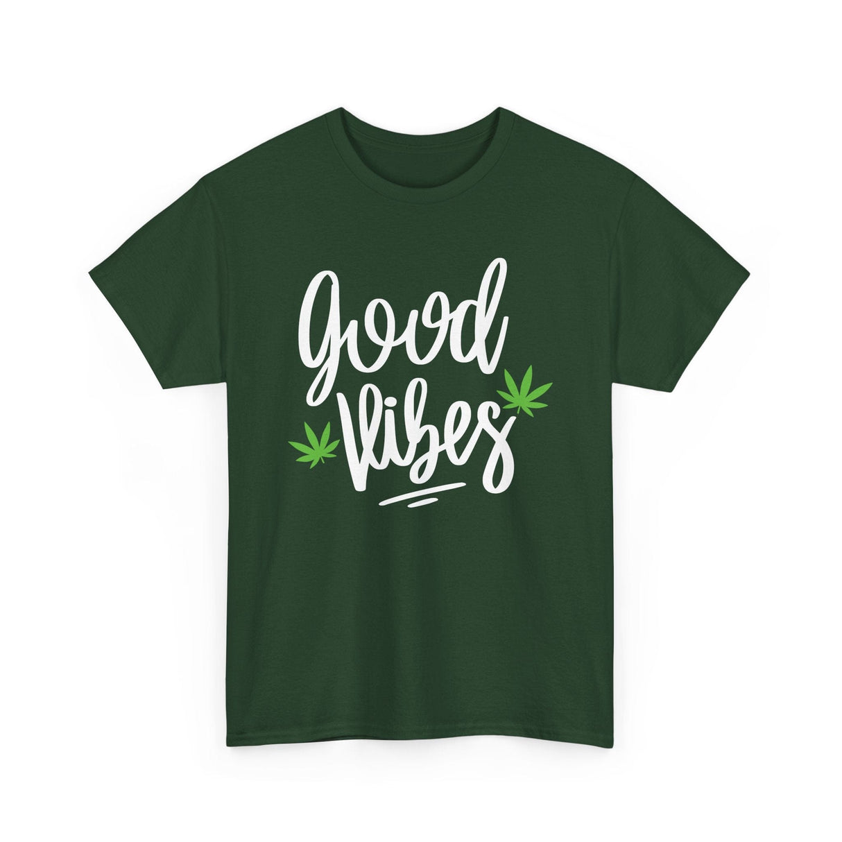 Good Vibes Marijuana Leaf T-Shirt
