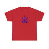 Purple Cannabis Leaf Tee