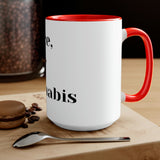 Peace, Love and Cannabis Mug