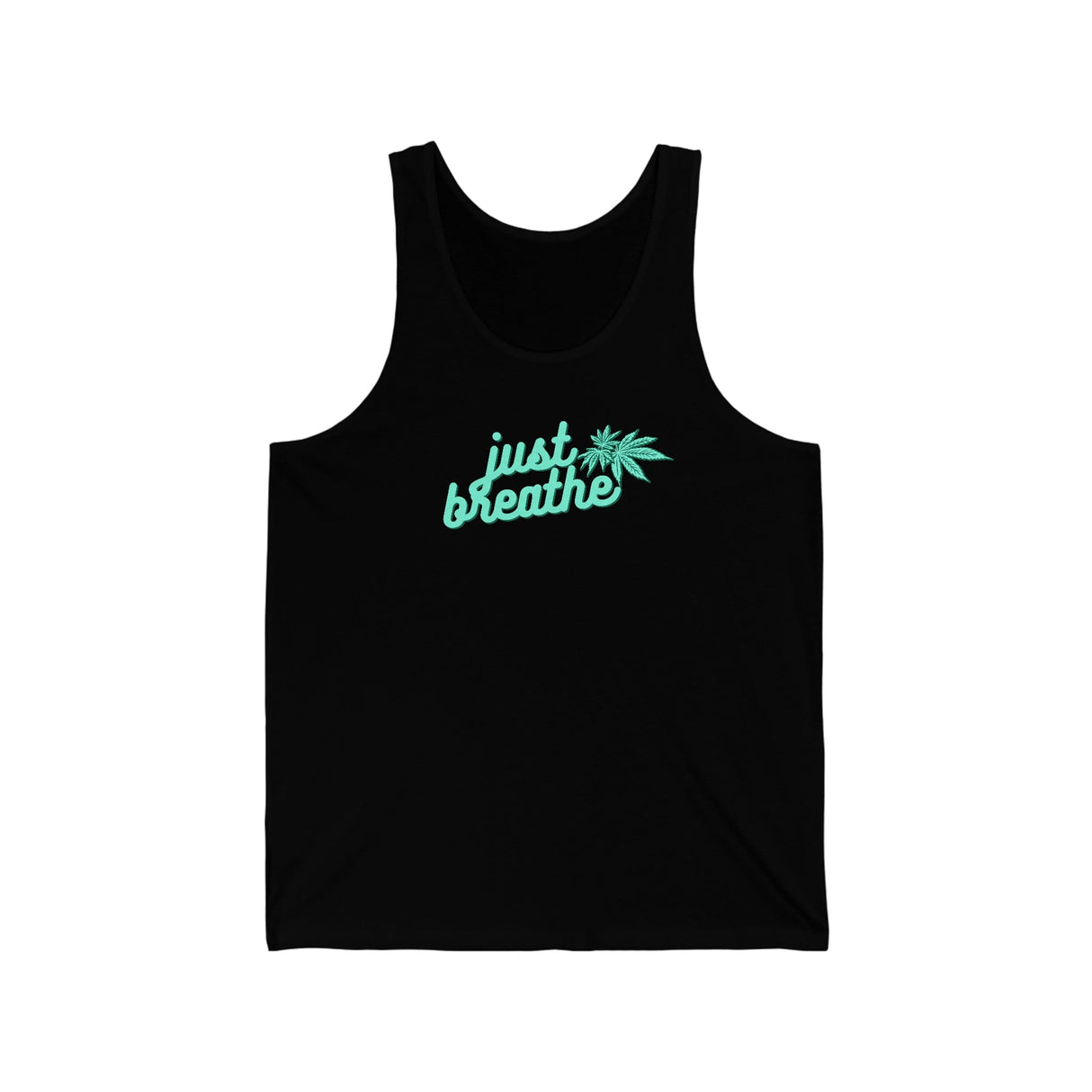 Just Breathe Cannabis Jersey Tank