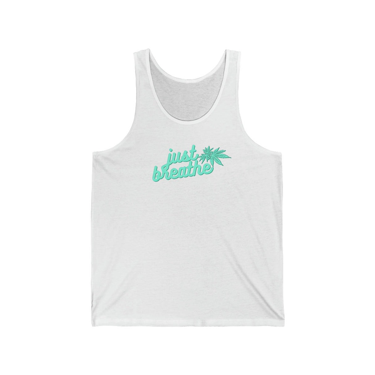 Just Breathe Cannabis Jersey Tank