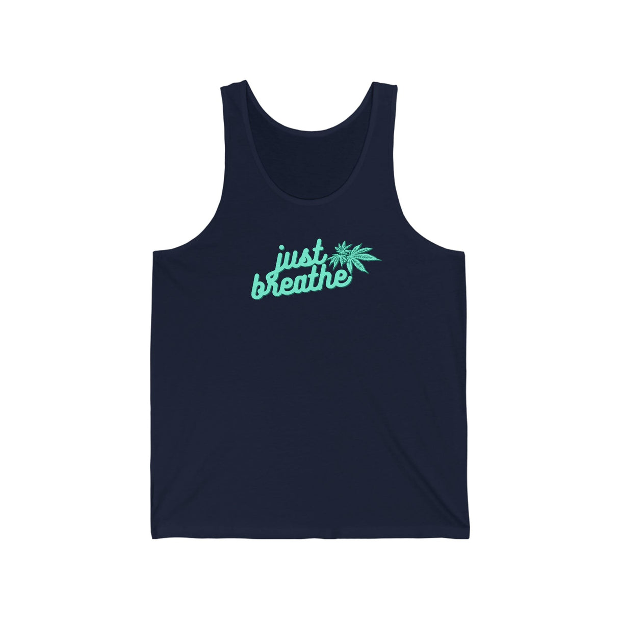 Just Breathe Cannabis Jersey Tank
