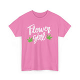 Flower Girl Marijuana Leaf T-Shirt