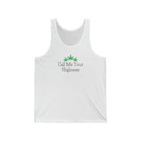 Call Me Your Highness Cannabis Jersey Tank