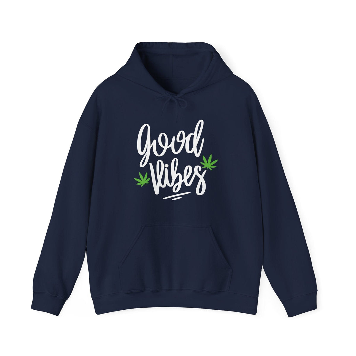 Good Vibes Marijuana Leaf Hoodie
