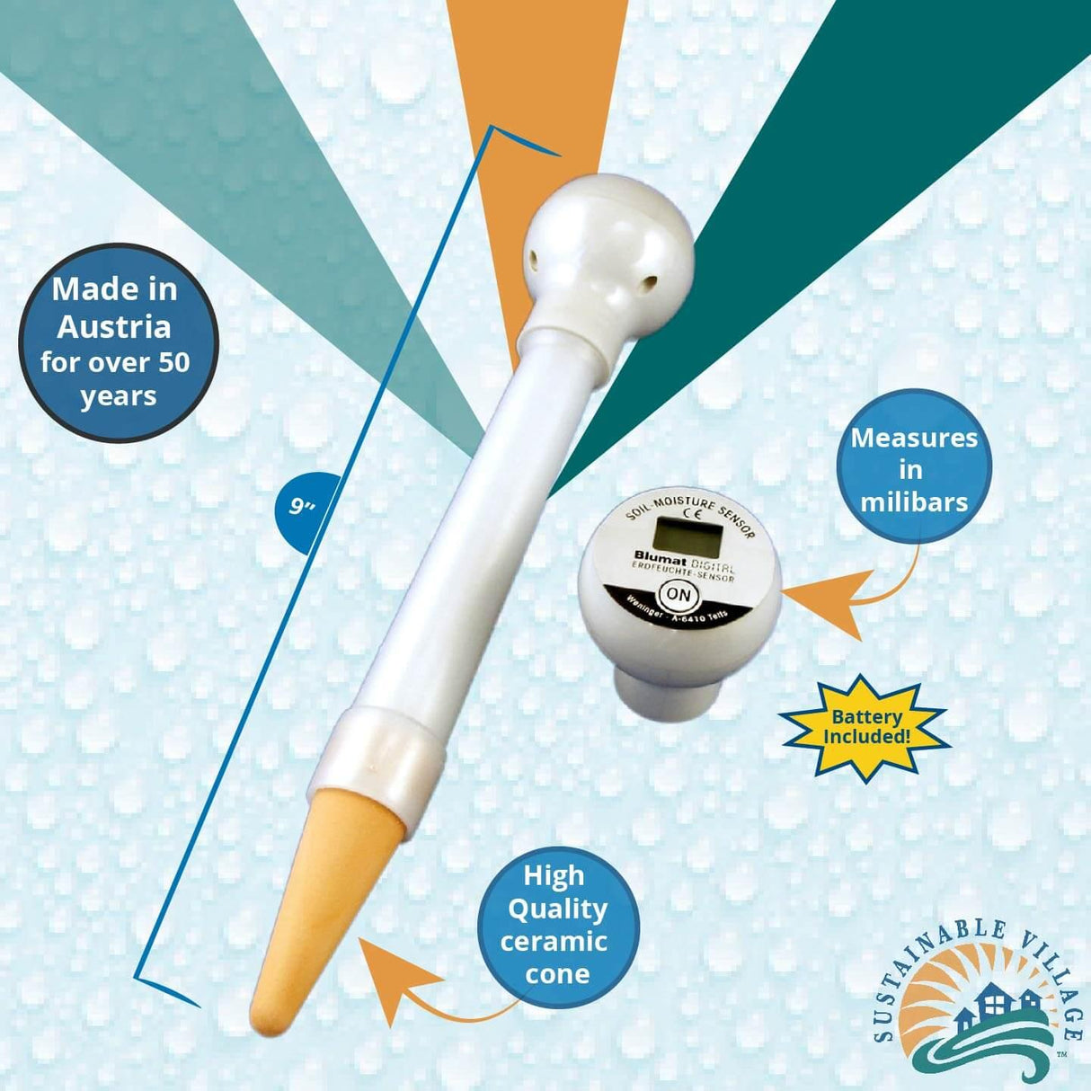 Blumat Digital Soil Moisture Meter With Cap