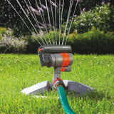 Gardena ZoomMaxx Oscillating Sprinkler on Weighted Sled Base – 2,300 Sq. Ft. Coverage