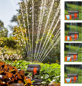 Gardena ZoomMaxx Oscillating Sprinkler on Metal Spike – 2,400 Sq. Ft. Coverage