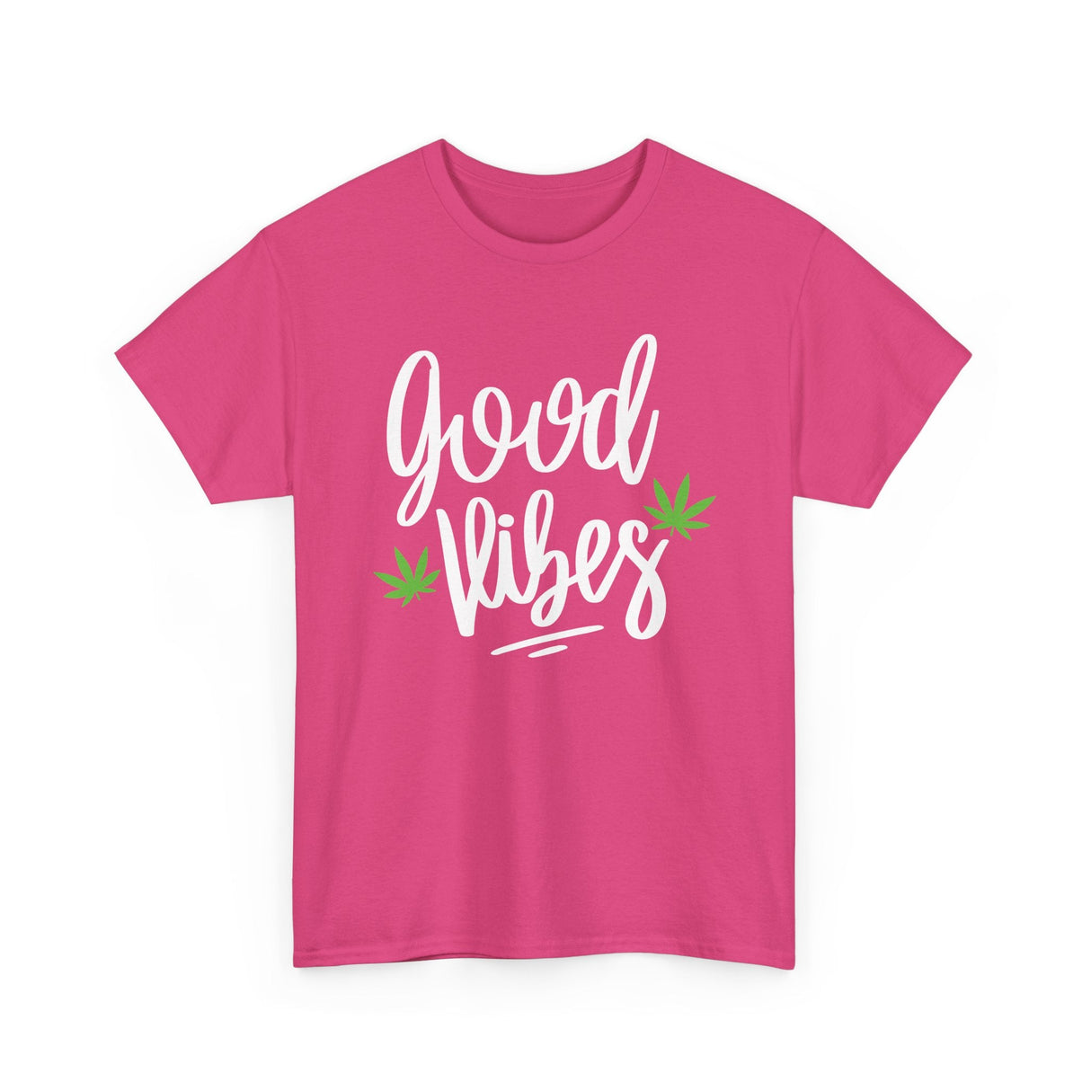 Good Vibes Marijuana Leaf T-Shirt