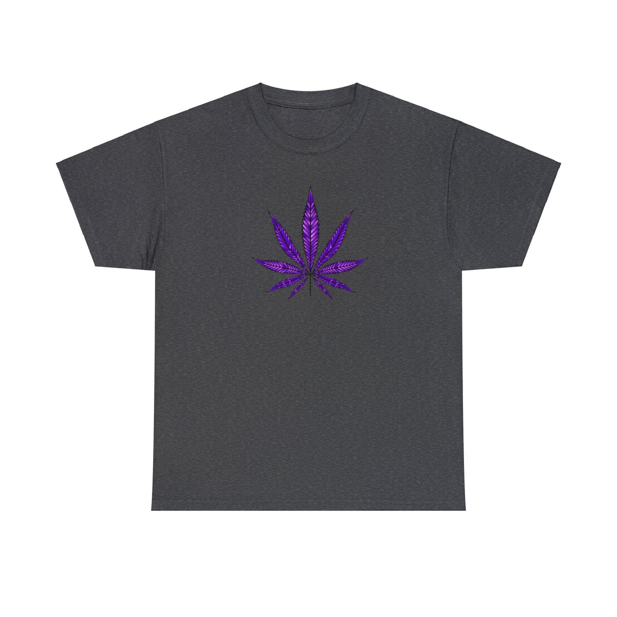 Purple Cannabis Leaf Tee