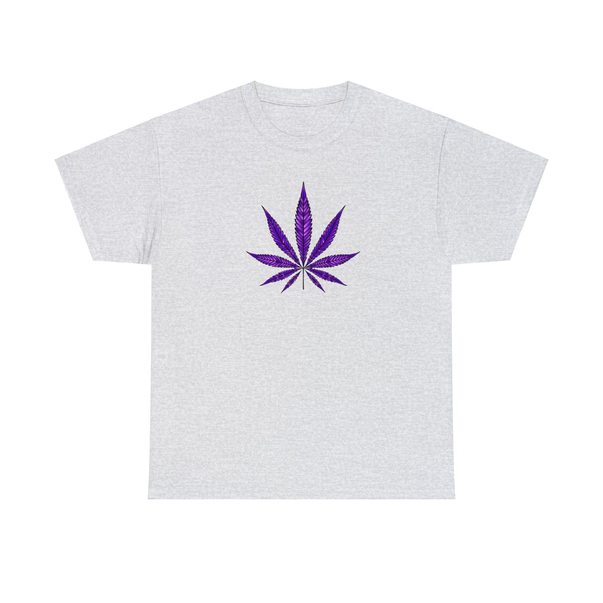 Purple Cannabis Leaf Tee