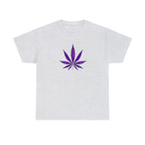 Purple Cannabis Leaf Tee
