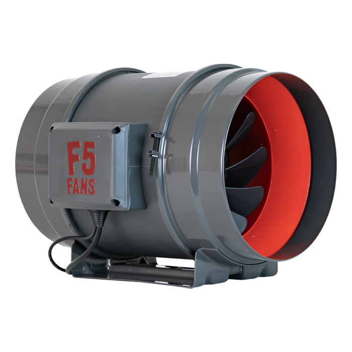 F5 Fans Turbo EC Inline Fan 8" with Speed Controller
