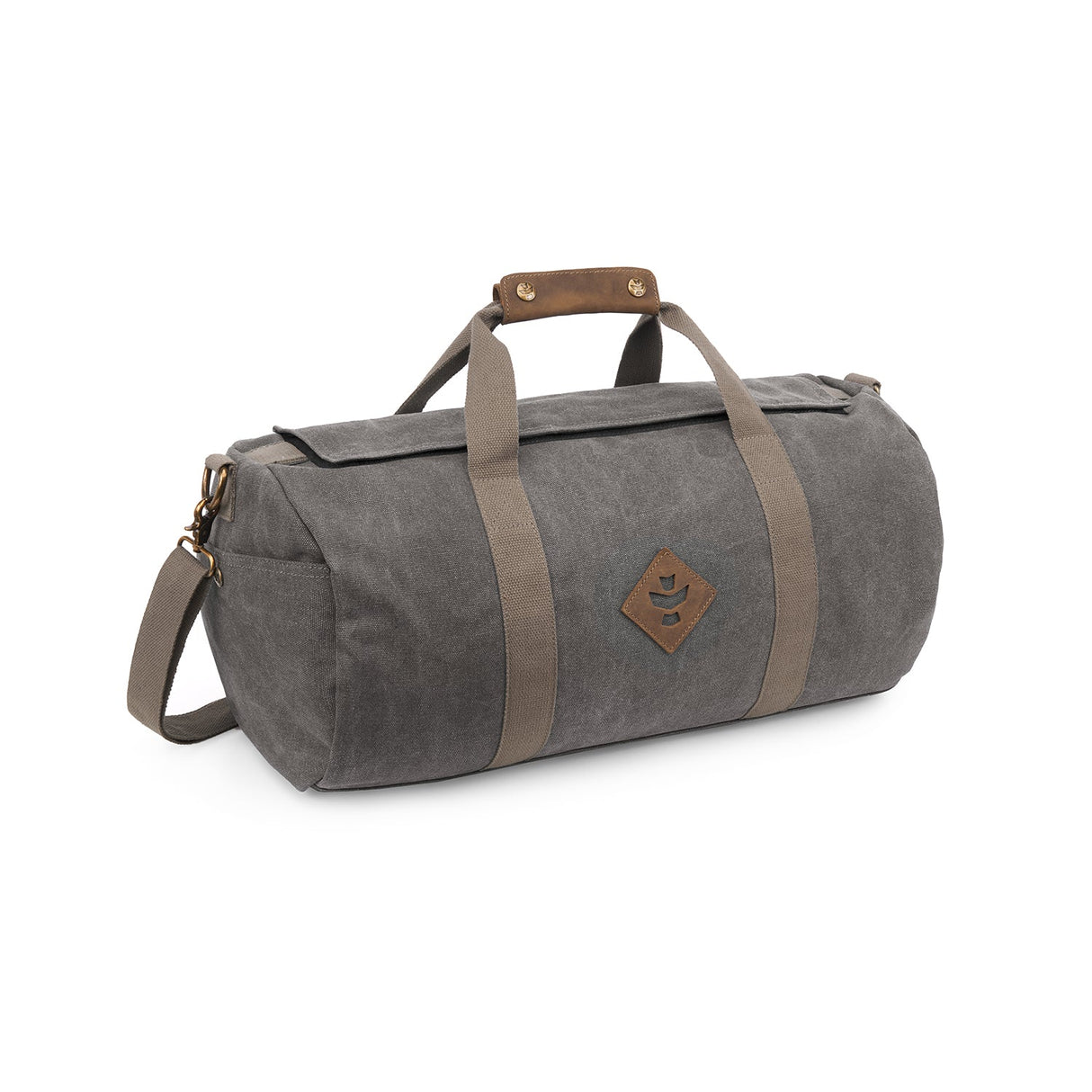 Revelry Supply The Overnighter – Smell Proof Small Duffle Bag (Water Resistant & Lockable)