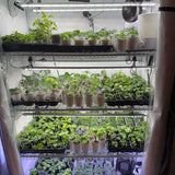 Seeds & Starts 3-Tier Walden White LED Grow Tent Kit