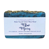 Natural Goat Milk Soap | Charcoal Exfoliating Scrub | Blue Moon PM Cleanse