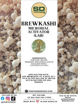 BrewKashi Liquid Bokashi, Lactic Acid Microbial Activator & DIY Bokashi Starter