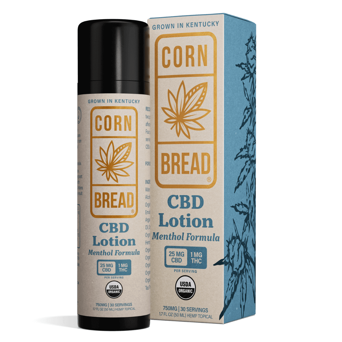 Cornbread Hemp® CBD Lotion + Menthol