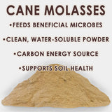 RAW Cane Molasses | Water-Soluble Microbe Food Concentrated Powder