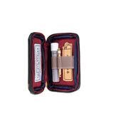 Revelry Supply The Chillum Kit – Smell Proof Lockable Padded Case with Glass Chillum & Tool