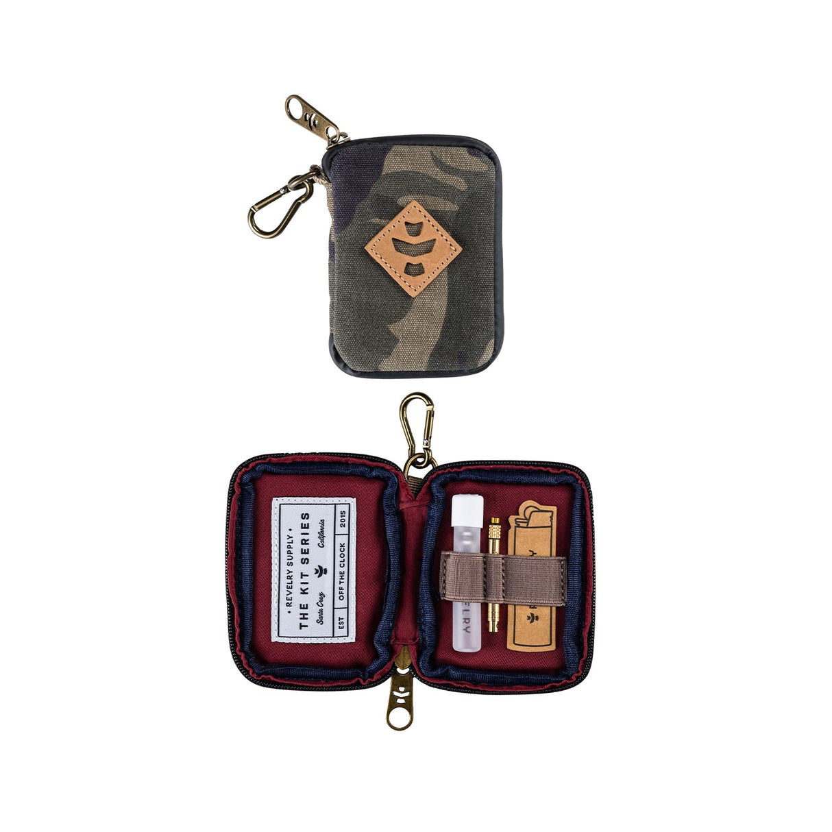 Revelry Supply The Chillum Kit – Smell Proof Lockable Padded Case with Glass Chillum & Tool