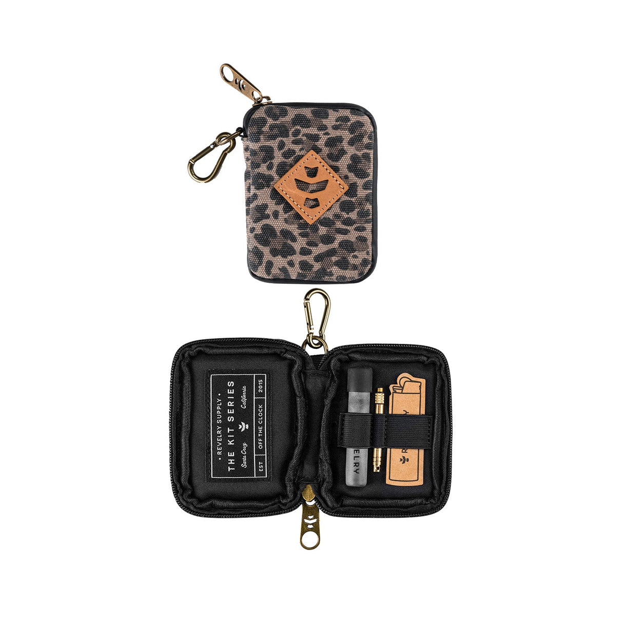 Revelry Supply The Chillum Kit – Smell Proof Lockable Padded Case with Glass Chillum & Tool